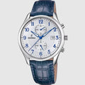 Orologio Festina Timeless Chronograph F6855/A - Eleganza e Funzionalità con Cinturino in Pelle Azzurro