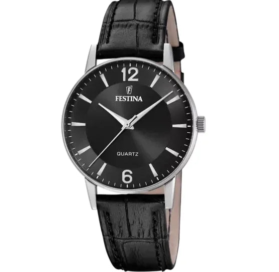 Orologio Festina F20690/4 - Stile Sobrio con Quadrante e Cinturino Neri