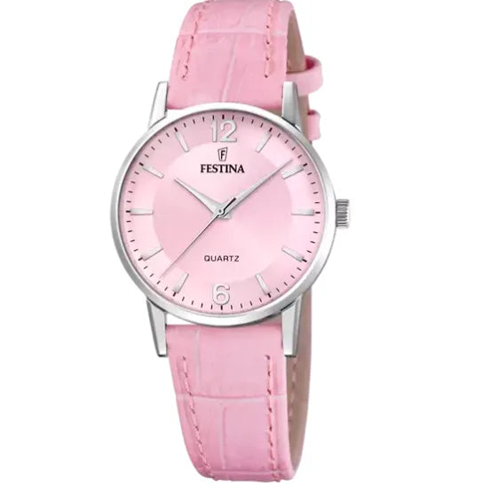 Orologio Donna Festina F20691/3 - Eleganza Femminile con Quadrante e Cinturino Rosa in Pelle