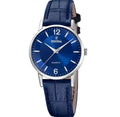 Festina Damenuhr F20691/4 - Feminine Eleganz in Azurblau, mit passendem Lederarmband