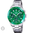 Festina Uhr F20693/5 - Sommerliche Eleganz mit grünem Zifferblatt und Gehäuse aus Keramik-Edelstahl
