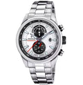 Festina Herrenuhr F20694/1 - Maskuline Eleganz aus Edelstahl mit grauem Zifferblatt und Chronographenfunktionen