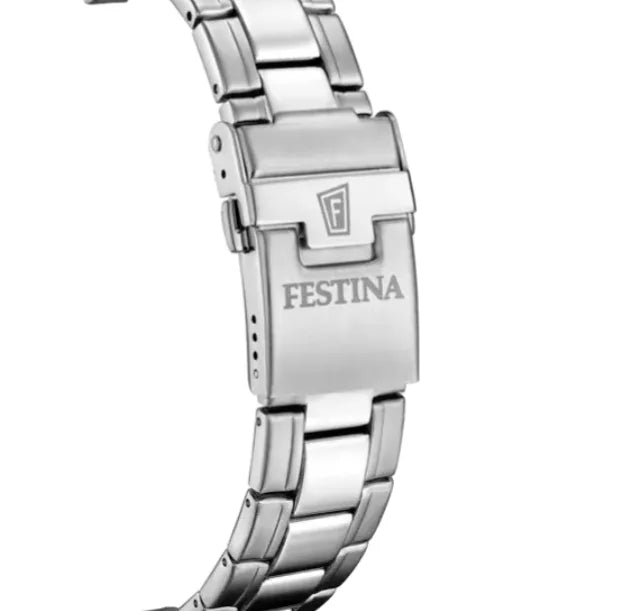 Festina Uhr F20694/4 – maskuliner Stil in Edelstahl mit Chronographenfunktionen