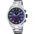 Festina Timeless Chronograph Uhr F20694/5 - Azurblaues Design mit Edelstahlarmband