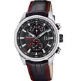 Orologio Festina Timeless Chronograph F20695/6 Nero Cinghia Pelle, Uomo