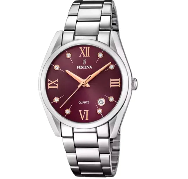 Festina Damenuhr Boyfriend F16790/E - Unverwechselbare Eleganz und Stil