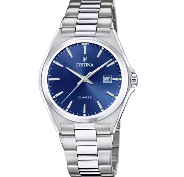 Orologio Uomo Festina Classic F20552/3 - Eleganza in Acciaio e Quadrante Blu