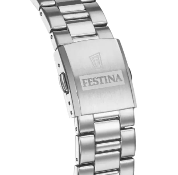 Orologio Uomo Festina Classic F20552/3 - Eleganza in Acciaio e Quadrante Blu