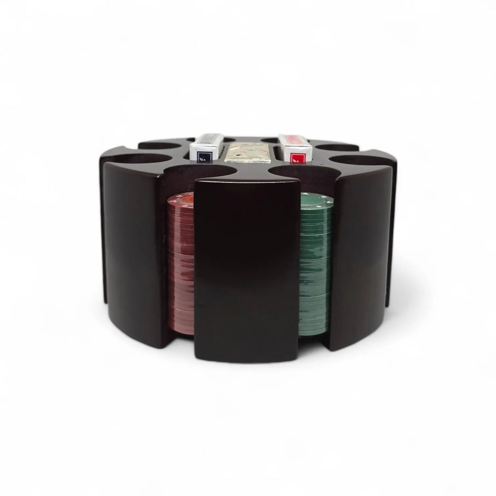 Set da Poker con Base Rotante – Perfetto per Appassionati
