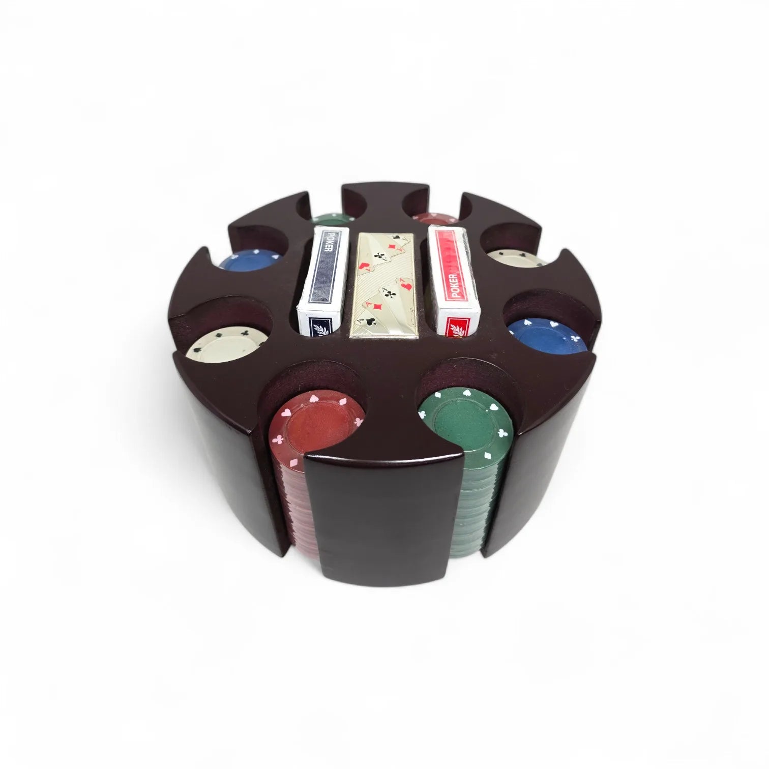 Set da Poker con Base Rotante – Perfetto per Appassionati