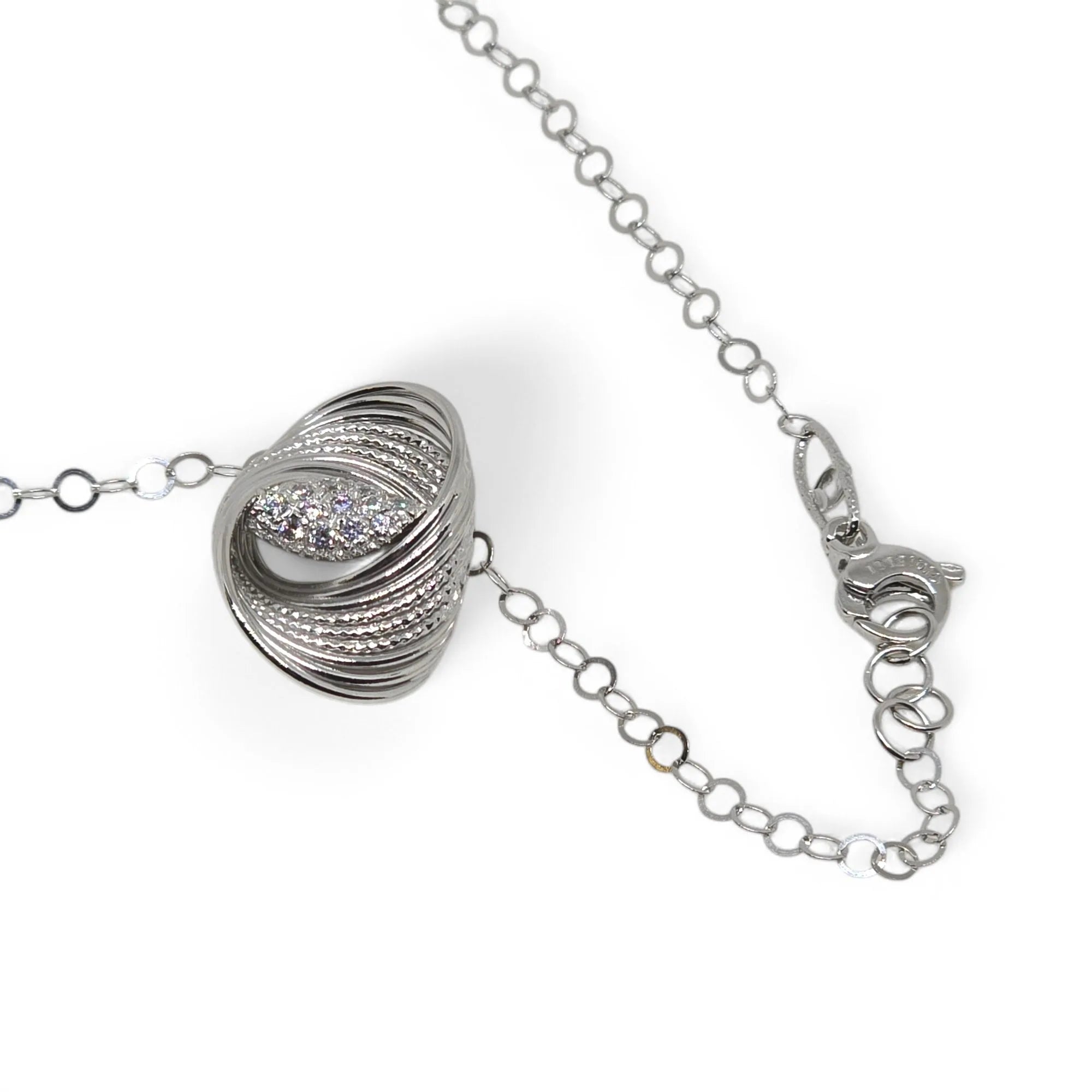 Set di Gioielli Donna in Oro Bianco 18kt con Zirconi – Eleganza e Lusso per Ogni Occasione