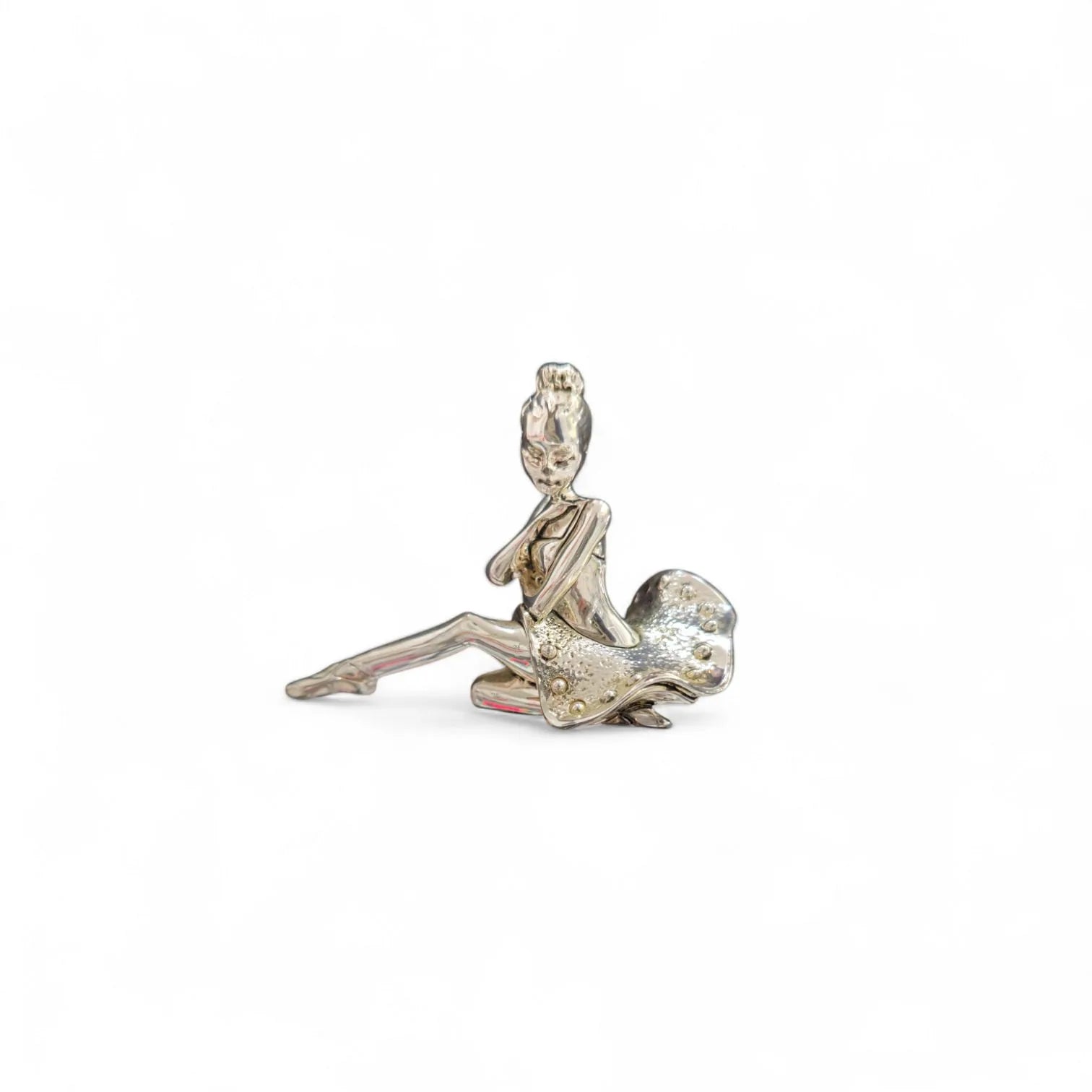 Statuetta ballerina in argento