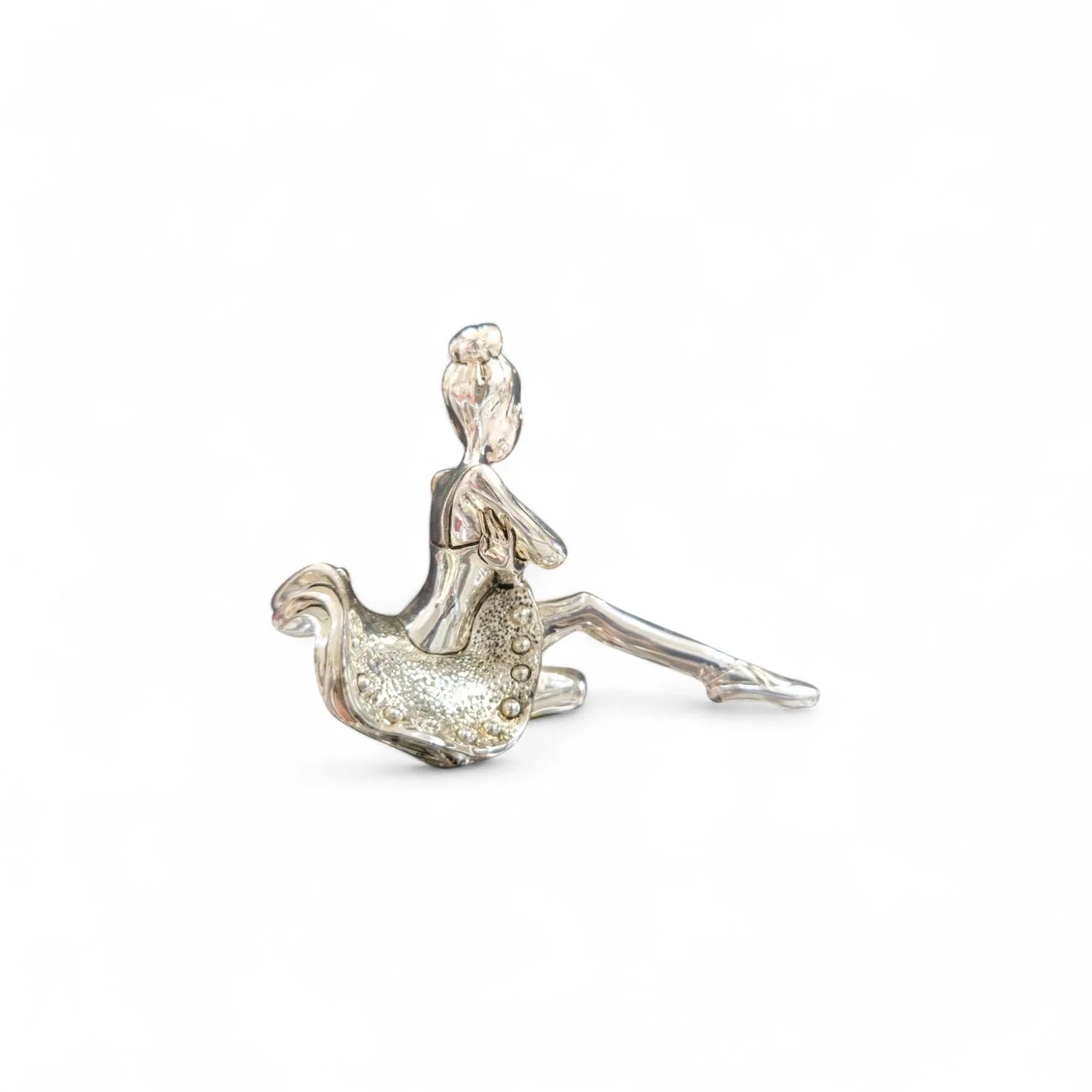 Statuetta ballerina in argento