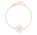 Stroili bracciale donna metallo rosato con cristalli 1680395