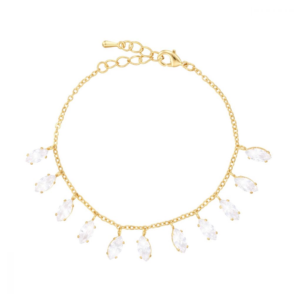 Stroili bracciale donna ottone dorato e cristalli 1680389