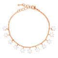 Stroili bracciale donna ottone rosato e cristalli 1680393
