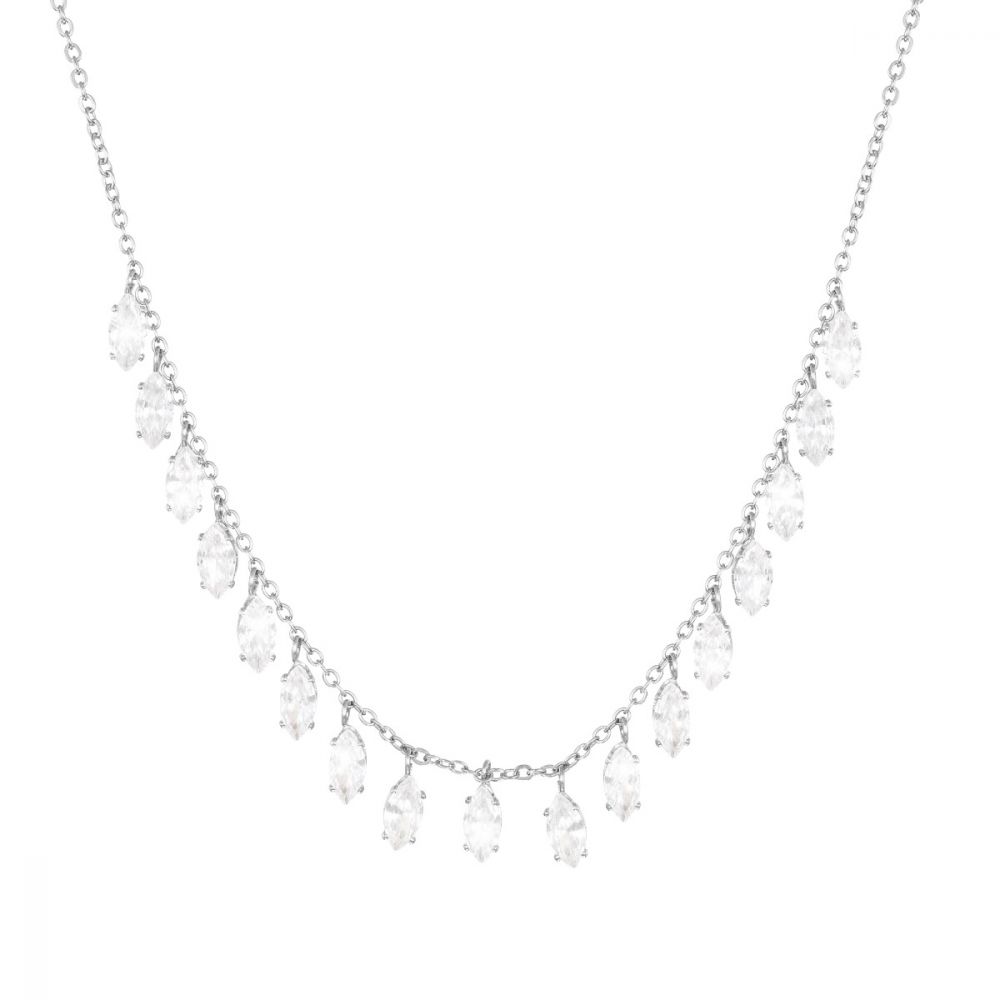 Stroili girocollo donna ottone rodiato e cristalli 1680383