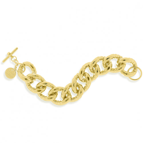 Unoaerre bracciale in bronzo dorato 0671