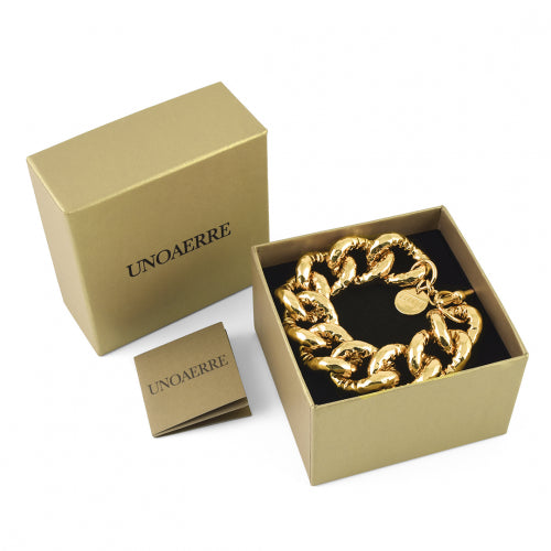Unoaerre bracciale in bronzo dorato 0671