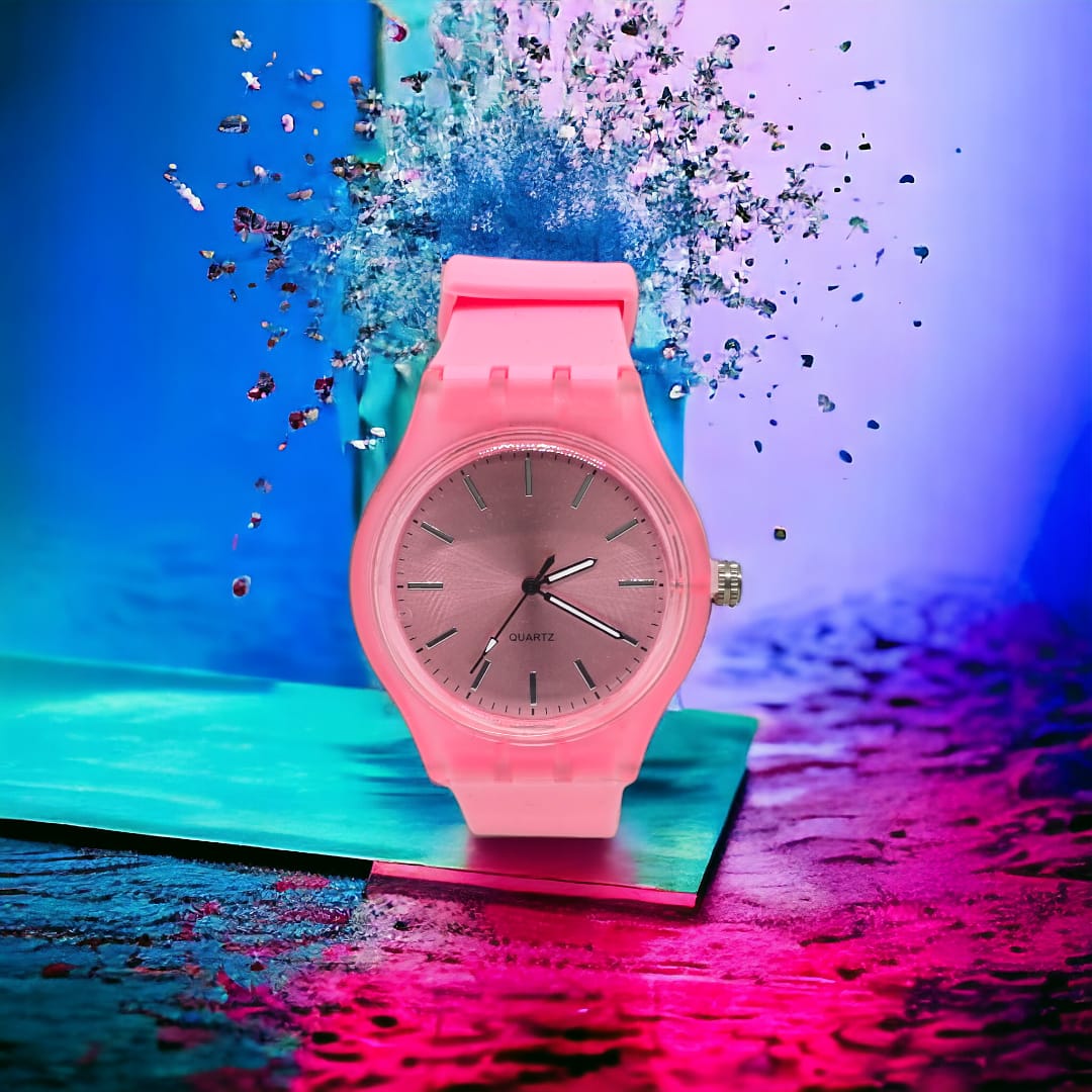 Orologio solo tempo Unisex trasparente ZCC Summer