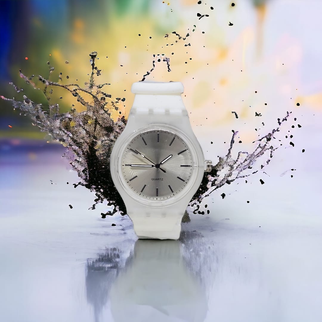 Orologio solo tempo Unisex trasparente ZCC Summer