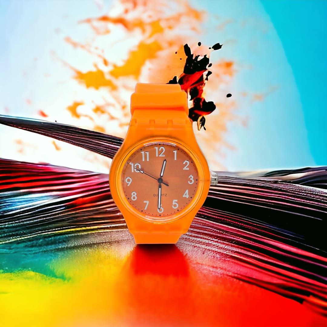Orologio solo tempo Unisex trasparente ZCC Summer
