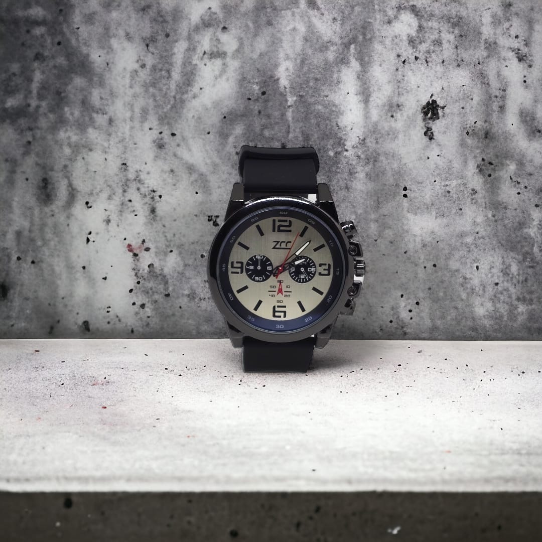 Orologio solo tempo Uomo ZCC bianco