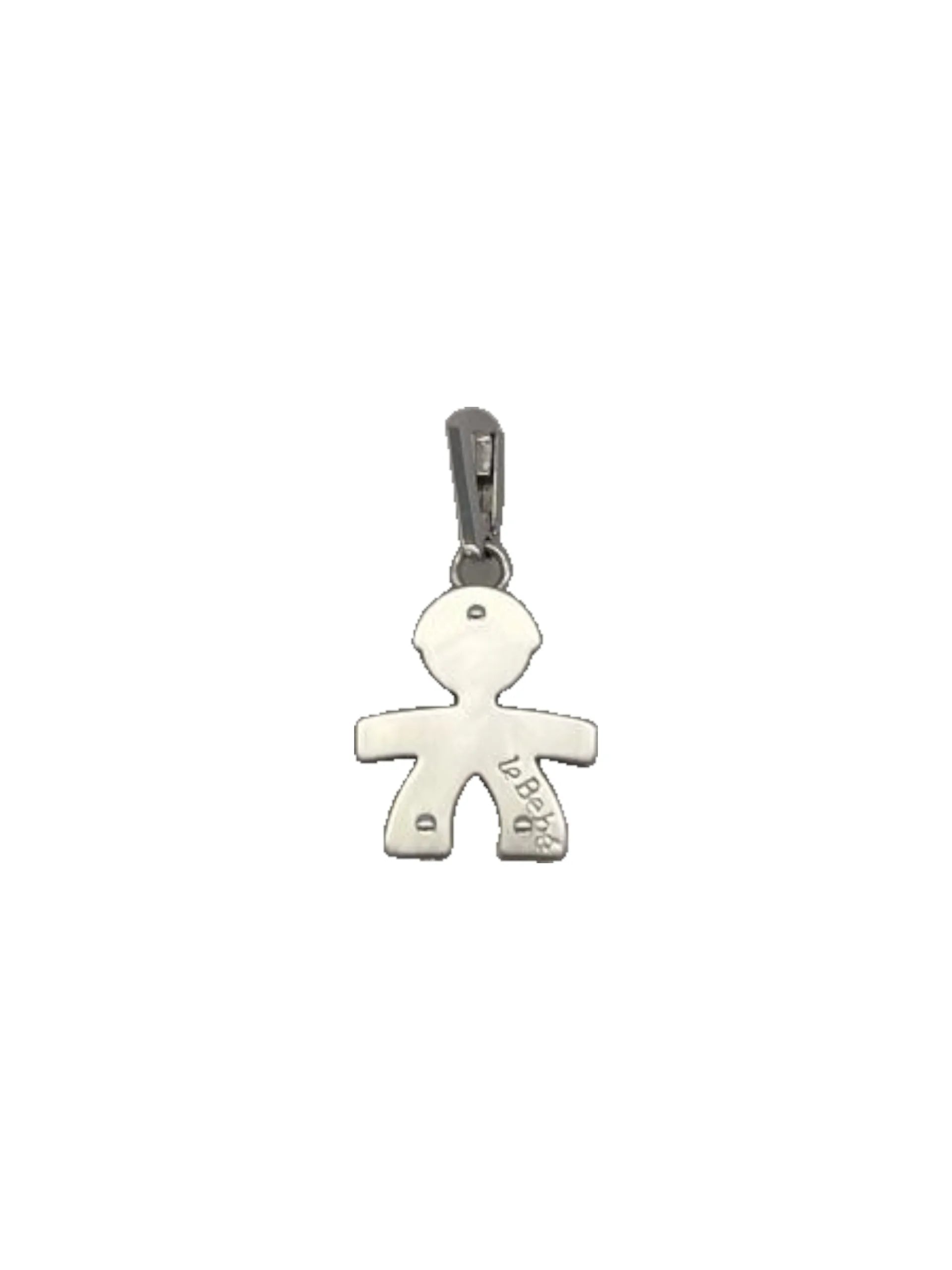 Ciondolo le Bebè grande in oro bianco 18 kt