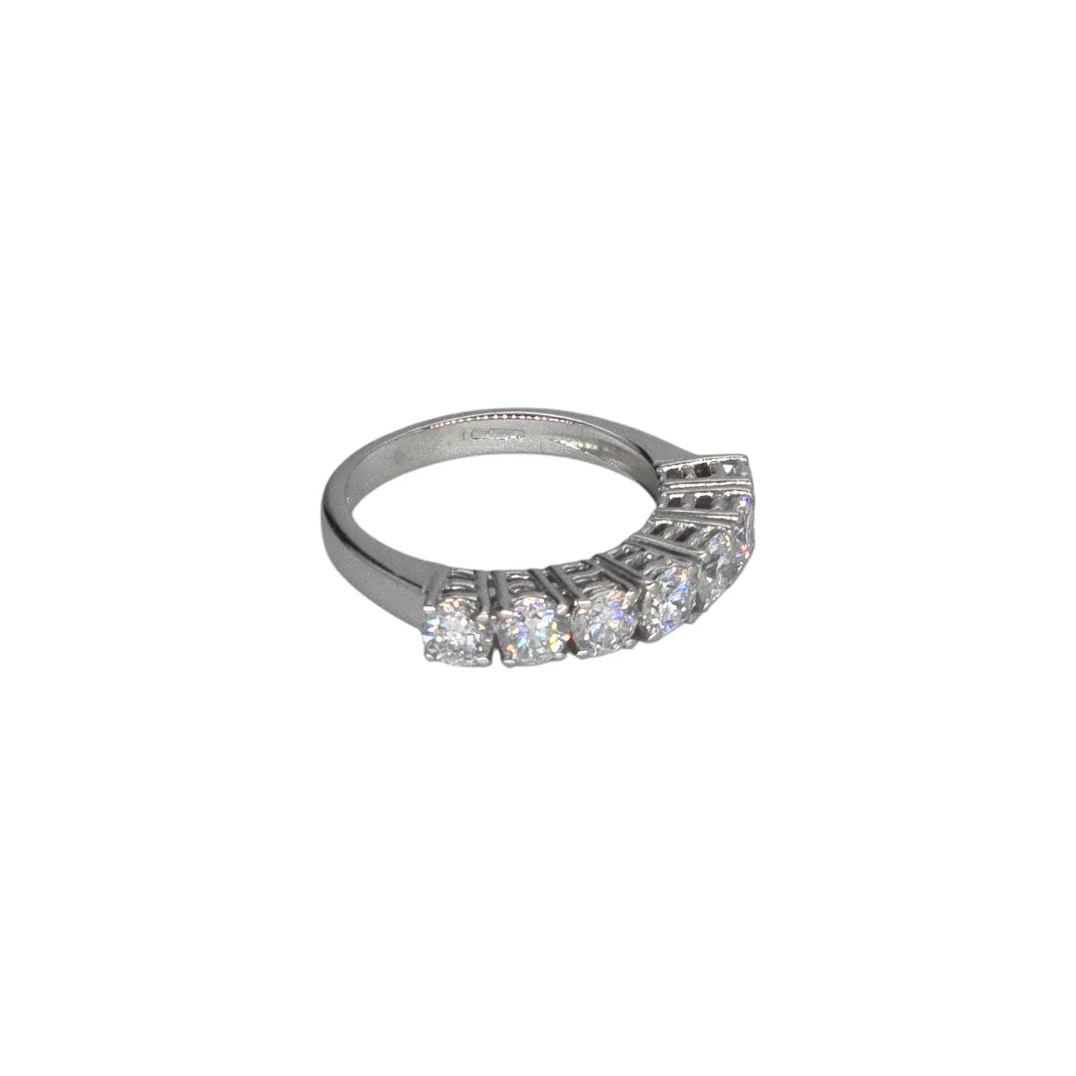 Damenring Eternity in 18 Karat Gold mit Diamanten
