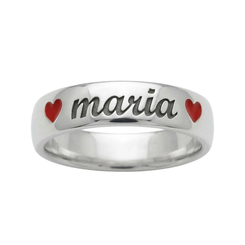 Anello personalizzato in argento 925 incisione gratuita