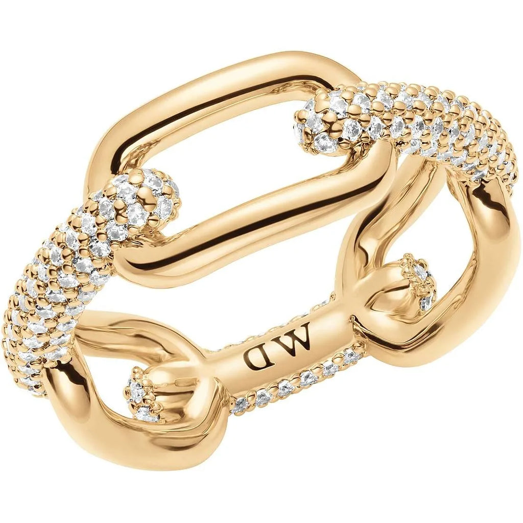 Anello in acciaio dorato donna gioielli Daniel Wellington