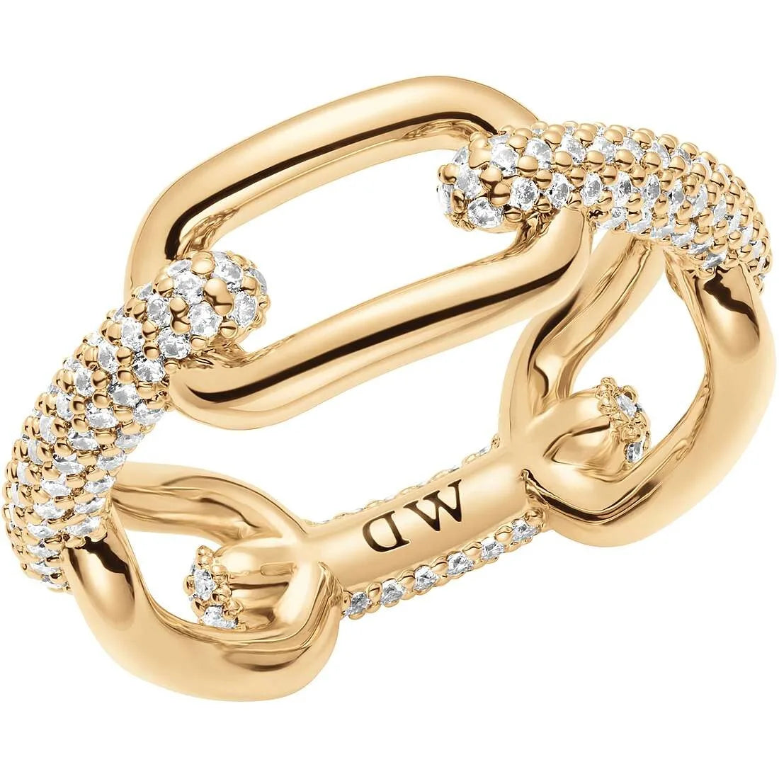 Anello in acciaio dorato donna gioielli Daniel Wellington