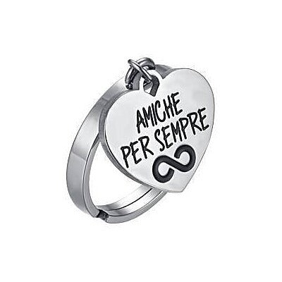 Anello donna gioielli Luca Barra Summer ank453 amiche per sempre