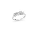 Anello donna trilogy Donnaoro in oro bianco 18kt e diamanti laf12091.015