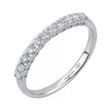 Damenring Memory-Ring aus Weißgold und Diamanten mit 11 Steinen