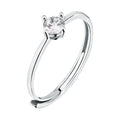 Anello donna solitario in argento La petite story lps03awv15