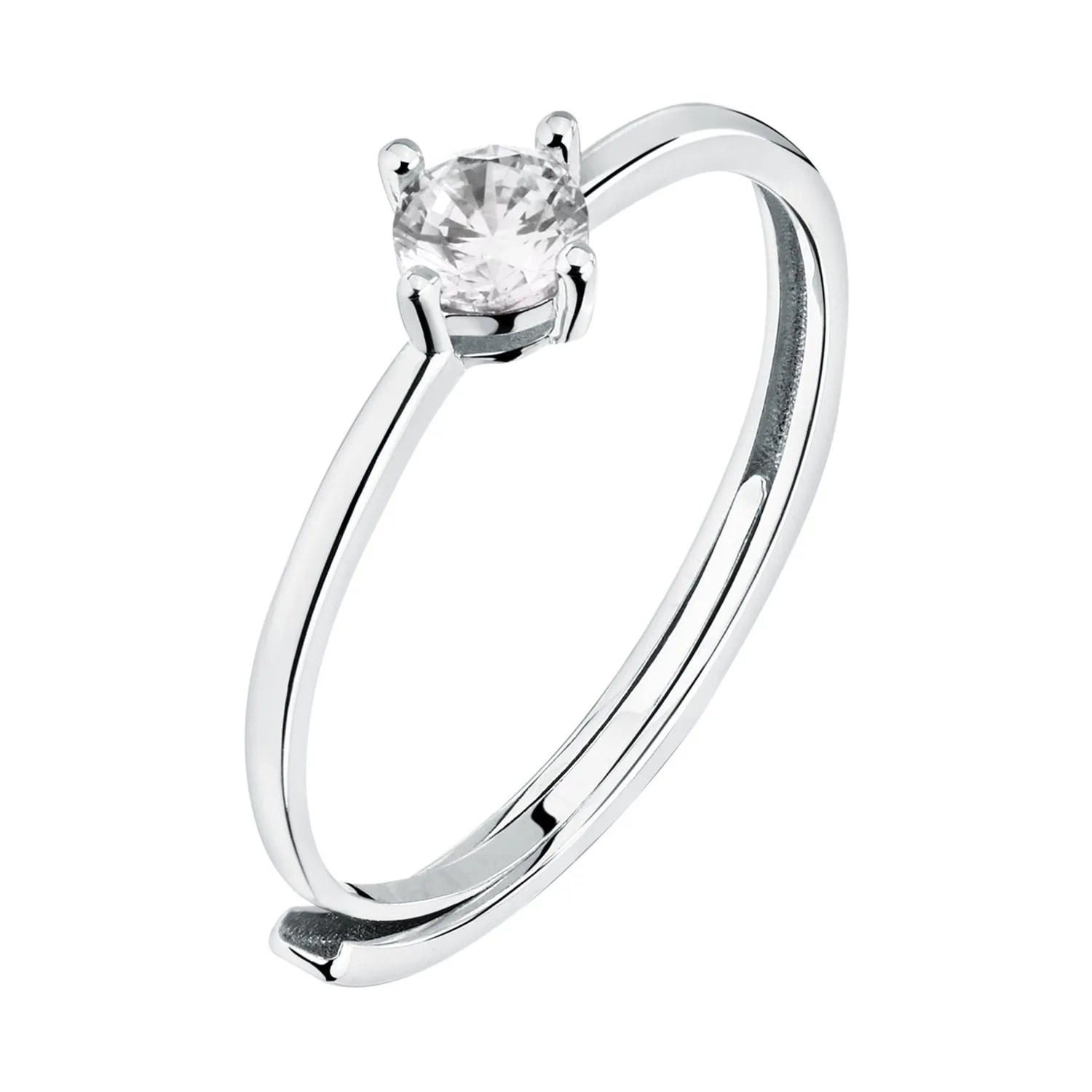 Anello donna solitario in argento La petite story lps03awv15