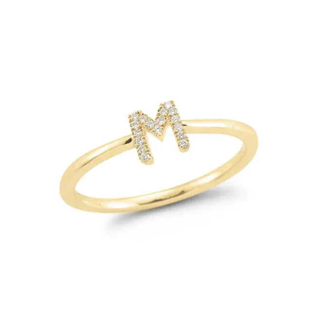 Anello da Donna in Oro 750 personalizzato con "Letter"