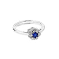 Anello donna Ottaviani a forma di fiore con zirconi