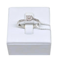 Anello donna solitario in oro e diamanti Pg gioielli anglare/1