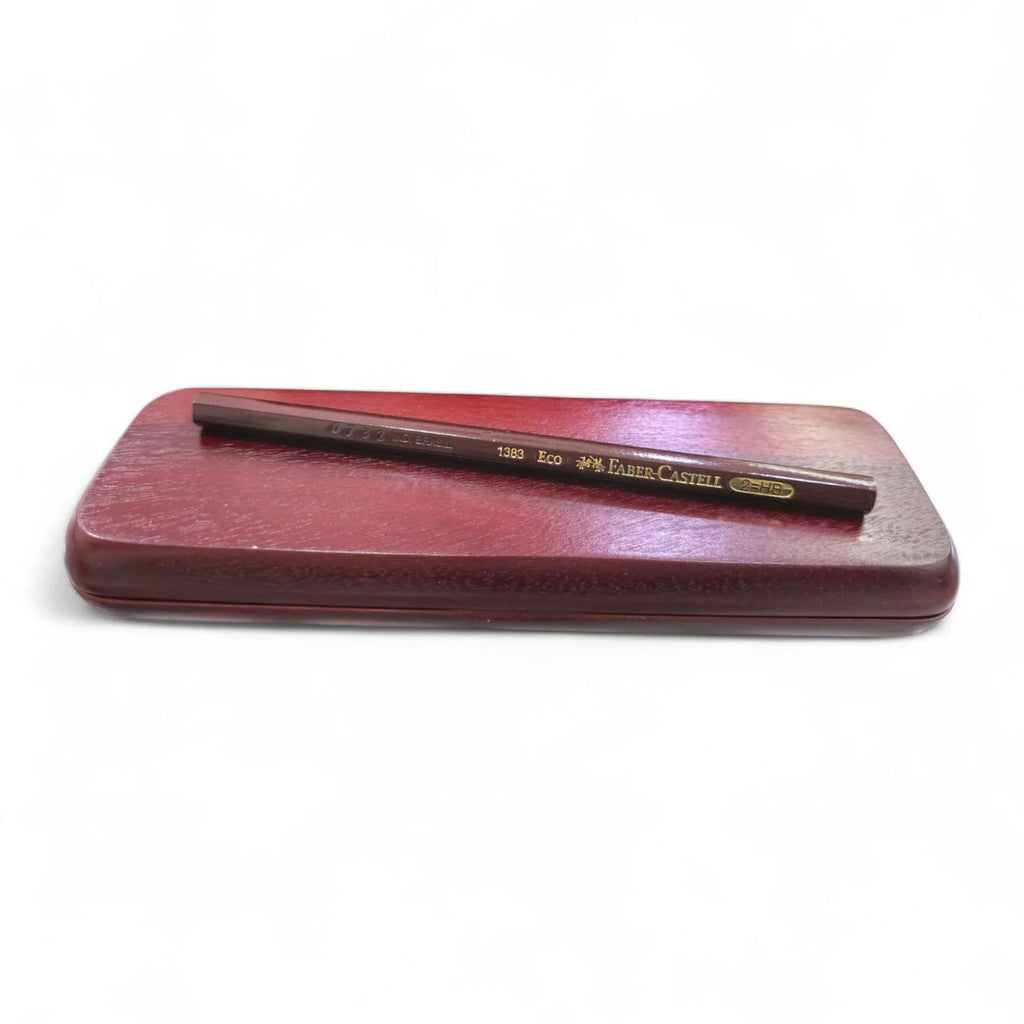 Faber-Castell Stift- und Bleistiftset aus braunem Holz