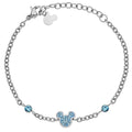Bracciale bambina gioielli Disney Mickey and Minnie in acciaio e zirconi b600590rql-b
