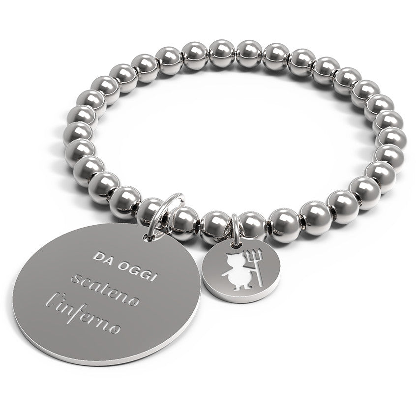 Armband Damen 10 Gute Vorsätze Ab heute entfessle ich die Hölle