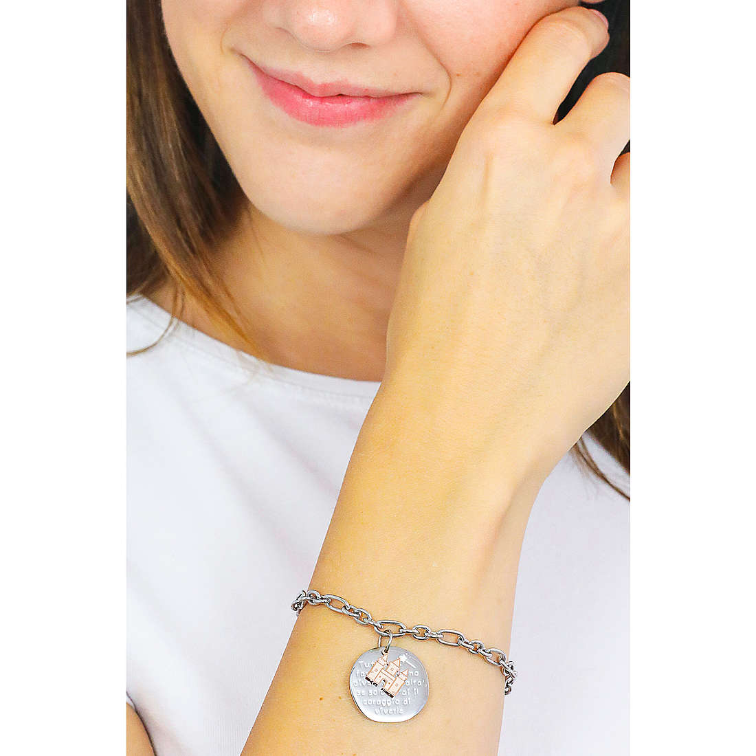 bracciale donna gioielli 10 Buoni Propositi La vita è una favola b5871