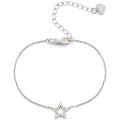 Bracciale donna in argento con stella zirconata 4US Cesare Paciotti 4ubr5760w