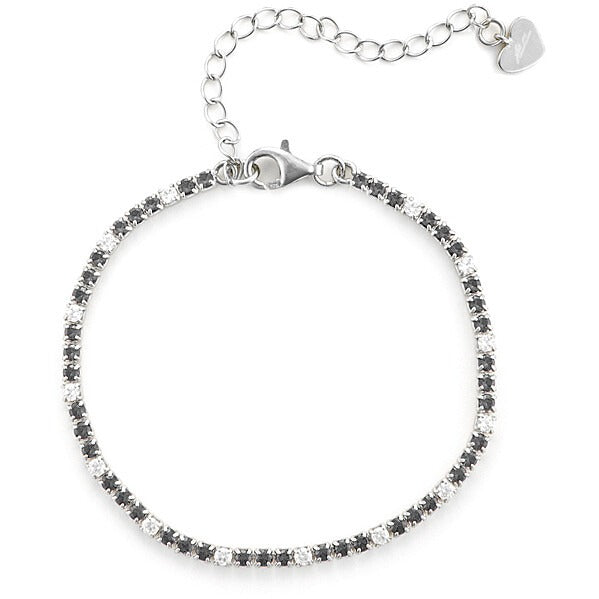 4US Cesare Paciotti Damen Silber Tennisarmband mit Zirkonia Schmuck 4UBR5817W