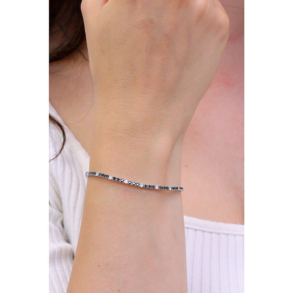 4US Cesare Paciotti Damen Silber Tennisarmband mit Zirkonia Schmuck 4UBR5817W