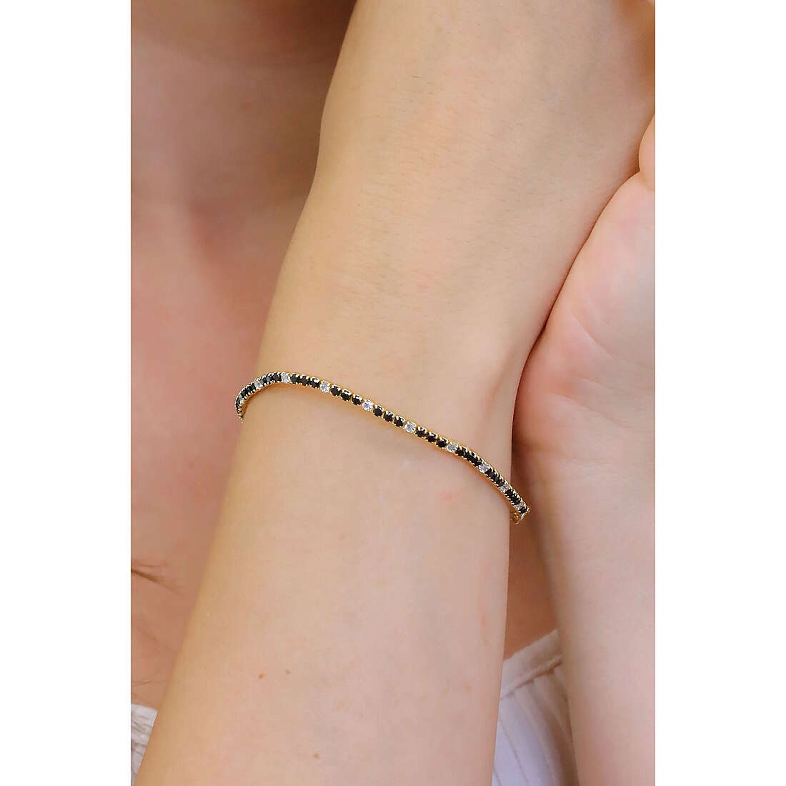 Armband Tennis Armreif Sterling Silber vergoldet Damen Schmuck 4US Cesare Paciotti 4ubr5818w