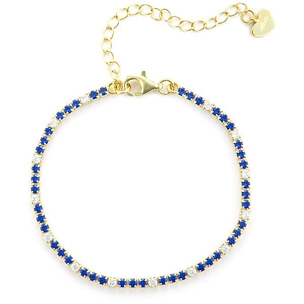 Bracciale tennis in argento dorato donna gioielli 4US Cesare Paciotti 4UBR5820W