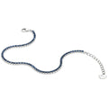 Damen Tennisarmband aus Silber mit blauen Zirkonia Schmuck 4US Cesare Paciotti 4ubr5410w